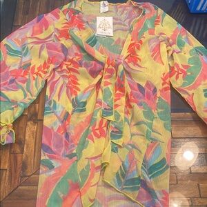 BECCA Multicolor Sheer Blouse